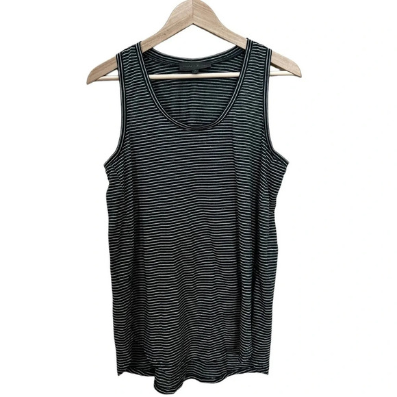 Sunday In Brooklyn • Striped Linen Blend Tank Top - Picture 1 of 8